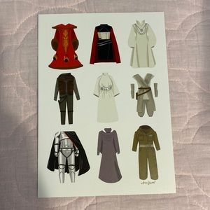 Disney “Leaders of the Galaxy” by Ann Shen Postcard